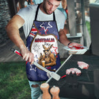 Australia Flag Day Apron Cool Kangaroo Beer Aussie Aussie Oi Oi