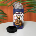 Australia Flag Day 4 in 1 Can Cooler Tumbler Cool Kangaroo Beer Aussie Aussie Oi Oi