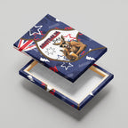 Australia Flag Day Canvas Wall Art Cool Kangaroo Beer Aussie Aussie Oi Oi