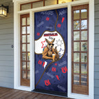 Australia Flag Day Door Cover Cool Kangaroo Beer Aussie Aussie Oi Oi
