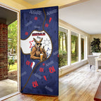 Australia Flag Day Door Cover Cool Kangaroo Beer Aussie Aussie Oi Oi