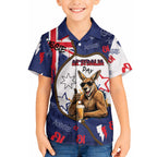 Australia Flag Day Hawaiian Shirt Cool Kangaroo Beer Aussie Aussie Oi Oi