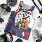 Australia Flag Day Men Tank Top Cool Kangaroo Beer Aussie Aussie Oi Oi