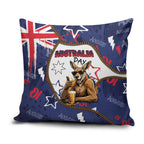 Australia Flag Day Pillow Cover Cool Kangaroo Beer Aussie Aussie Oi Oi