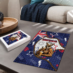 Australia Flag Day Puzzle Cool Kangaroo Beer Aussie Aussie Oi Oi
