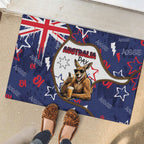 Australia Flag Day Rubber Doormat Cool Kangaroo Beer Aussie Aussie Oi Oi