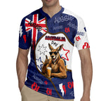 Australia Flag Day Rugby Jersey Cool Kangaroo Beer Aussie Aussie Oi Oi