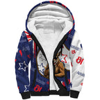 Australia Flag Day Sherpa Hoodie Cool Kangaroo Beer Aussie Aussie Oi Oi