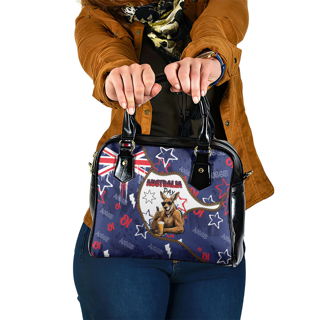 Australia Flag Day Shoulder Handbag Cool Kangaroo Beer Aussie Aussie Oi Oi
