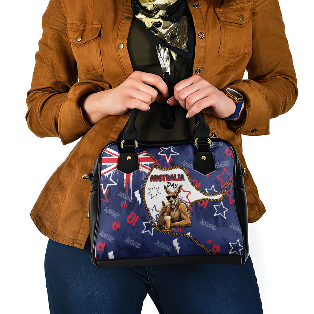 Australia Flag Day Shoulder Handbag Cool Kangaroo Beer Aussie Aussie Oi Oi