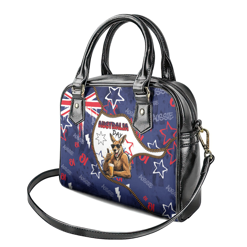 Australia Flag Day Shoulder Handbag Cool Kangaroo Beer Aussie Aussie Oi Oi