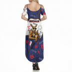 Australia Flag Day Summer Maxi Dress Cool Kangaroo Beer Aussie Aussie Oi Oi