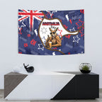 Australia Flag Day Tapestry Cool Kangaroo Beer Aussie Aussie Oi Oi