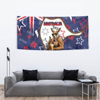 Australia Flag Day Tapestry Cool Kangaroo Beer Aussie Aussie Oi Oi