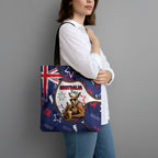 Australia Flag Day Tote Bag Cool Kangaroo Beer Aussie Aussie Oi Oi