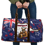 Australia Flag Day Travel Bag Cool Kangaroo Beer Aussie Aussie Oi Oi