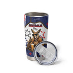 Australia Flag Day Tumbler Cup Cool Kangaroo Beer Aussie Aussie Oi Oi