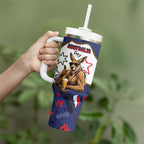 Australia Flag Day Tumbler With Handle Cool Kangaroo Beer Aussie Aussie Oi Oi