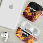 Custom Broncos AirPods Case Horse Mascot With Aboriginal Indigenous