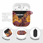 Custom Broncos AirPods Case Horse Mascot With Aboriginal Indigenous
