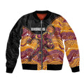 Custom Broncos Bomber Jacket Horse Mascot With Aboriginal Indigenous