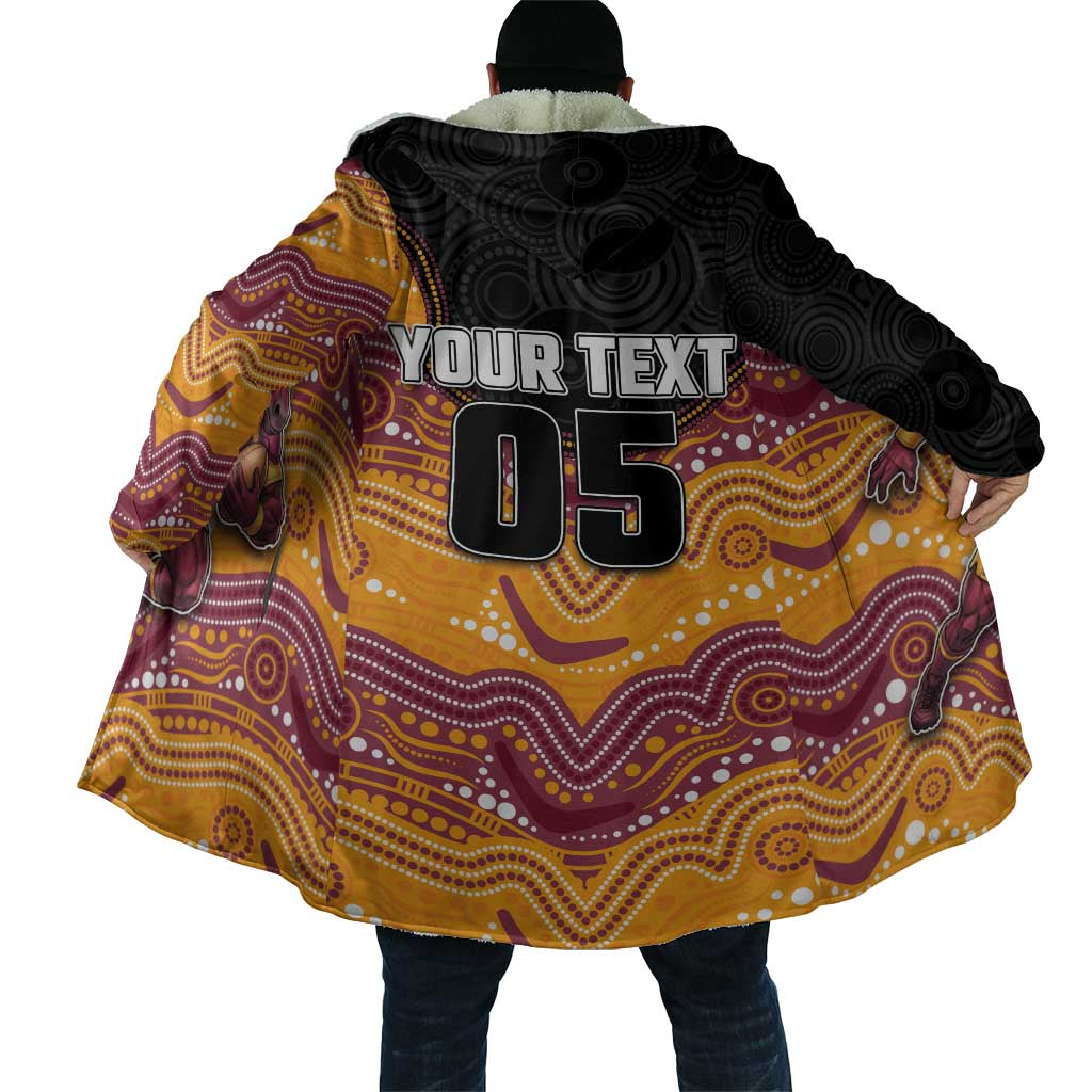 Custom Broncos Cloak Horse Mascot With Aboriginal Indigenous