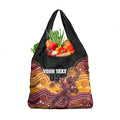 Custom Broncos Grocery Bag Horse Mascot With Aboriginal Indigenous