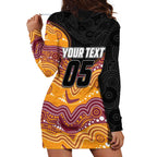 Custom Broncos Hoodie Dress Horse Mascot With Aboriginal Indigenous