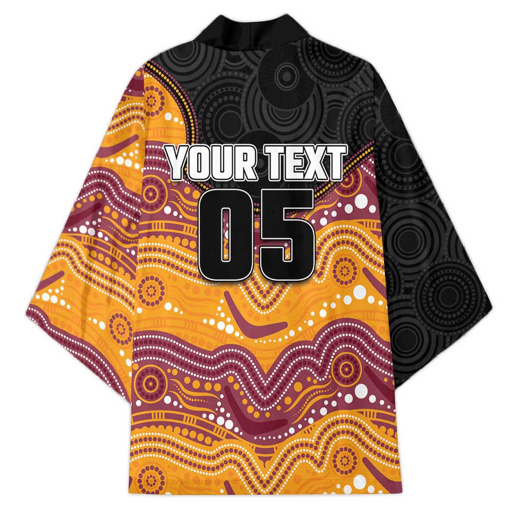 Custom Broncos Kimono Horse Mascot With Aboriginal Indigenous