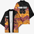 Custom Broncos Kimono Horse Mascot With Aboriginal Indigenous