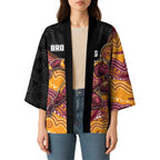 Custom Broncos Kimono Horse Mascot With Aboriginal Indigenous