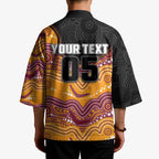 Custom Broncos Kimono Horse Mascot With Aboriginal Indigenous