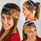 Custom Broncos Neck Gaiter Horse Mascot With Aboriginal Indigenous