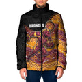 Custom Broncos Padded Jacket Horse Mascot With Aboriginal Indigenous