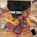 Custom Broncos Puzzle Horse Mascot With Aboriginal Indigenous