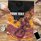 Custom Broncos Puzzle Horse Mascot With Aboriginal Indigenous