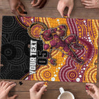Custom Broncos Puzzle Horse Mascot With Aboriginal Indigenous