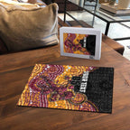 Custom Broncos Puzzle Horse Mascot With Aboriginal Indigenous