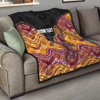 Custom Broncos Quilt Horse Mascot With Aboriginal Indigenous