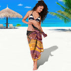 Custom Broncos Sarong Horse Mascot With Aboriginal Indigenous