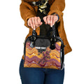 Custom Broncos Shoulder Handbag Horse Mascot With Aboriginal Indigenous