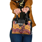 Custom Broncos Shoulder Handbag Horse Mascot With Aboriginal Indigenous