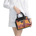 Custom Broncos Shoulder Handbag Horse Mascot With Aboriginal Indigenous