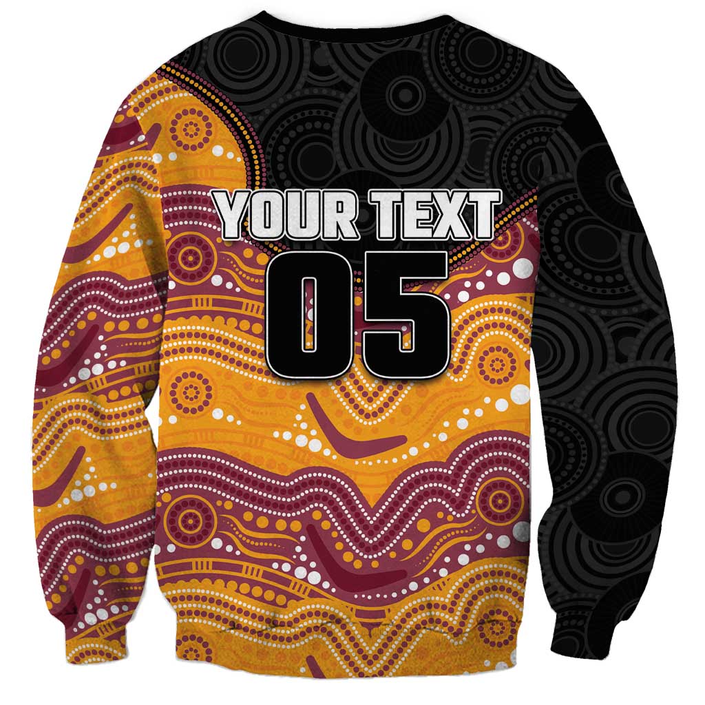 Custom Broncos Sweatshirt Horse Mascot With Aboriginal Indigenous