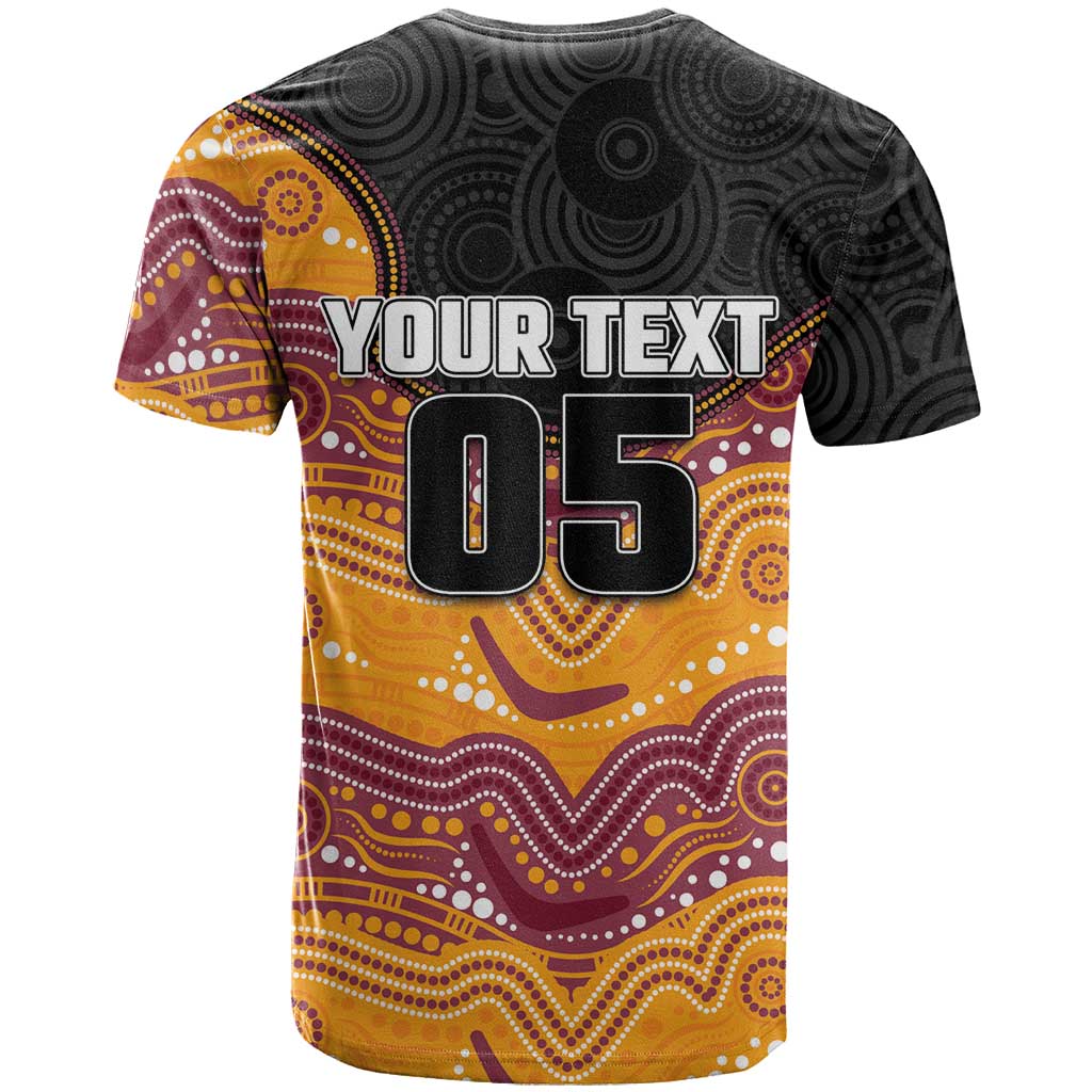 Custom Broncos T Shirt Horse Mascot With Aboriginal Indigenous