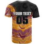 Custom Broncos T Shirt Horse Mascot With Aboriginal Indigenous
