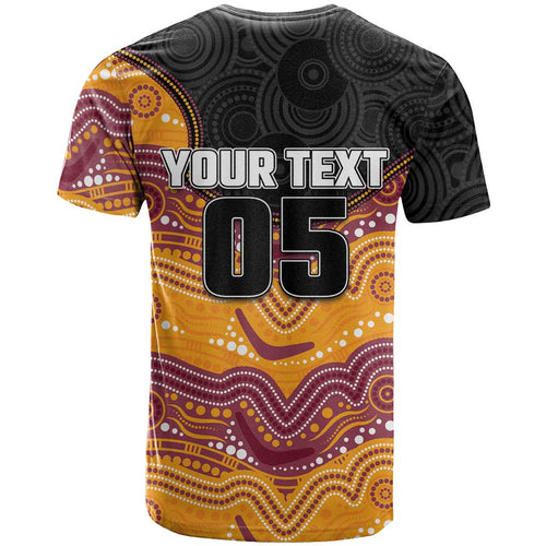 Custom Broncos T Shirt Horse Mascot With Aboriginal Indigenous