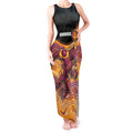 Custom Broncos Tank Maxi Dress Horse Mascot With Aboriginal Indigenous
