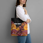 Custom Broncos Tote Bag Horse Mascot With Aboriginal Indigenous