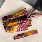 Custom Broncos Umbrella Horse Mascot With Aboriginal Indigenous